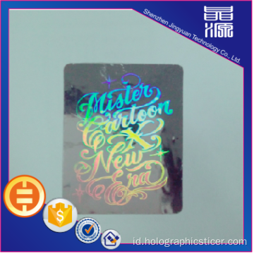 Stiker label Holografik Laser Kustom